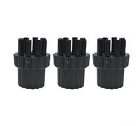 3 spazzole M8 per scopa a vapore per una migliore performance di pulizia, perfette per cucine e bagni (spazzola nera M8)