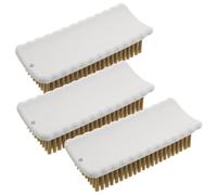 3 spazzole per bucato: spazzola per la pulizia a setole morbide per macchie sui