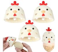 3 spazzole per la pulizia delle uova fresche Spazzola riutilizzabile per pulire le uova fresche Spazzola per strofinare le uova in silicone efficiente Scrubber portatile per uova Carino Pulitore per