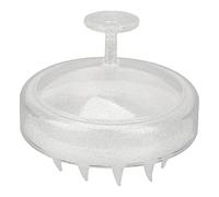 3 Spazzole per Shampoo, Rimozione Ergonomica della Forfora per Tutti i Tipi di Capelli, Scrubber Esfoliante per Massaggiatore del Cuoio Capelluto con Impugnatura Ergonomica,(Argento glitterato)