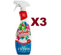 3 SPLENDEO IL PROFUMATORE IGIENIZZANTE GIARDINO DI ROSE CON ANTIBATTERICO 750ML