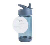 3 Sprouts - Borraccia per Bambini in Plastica riciclataper- Ideale per Asilo e Scuola, Antigoccia, Plastica Sicura per Bimbi 3-6 Anni - Blu