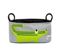 3 Sprouts - Borsa Passeggino Piccola - Organizer Passeggino Universale Borsa Portaoggetti Leggera per Passeggino - Borsa Neonati, Pannolini, Accessori - Coccodrillo