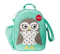 3 Sprouts - Borsa Termica Bambini - Borsa Frigo Piccola per Bambina e Bambino - Pratica per Scuola, Pranzi, Gite - Multicolore, Isolamento Termico Efficace - Gufo