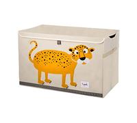 3 Sprouts Cassapanca per bambini - Baule per ragazzi e ragazze, Leopardo