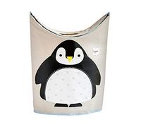 3 Sprouts - Cesta Portabiancheria Bambini - Cesto Porta Giochi - Cesto Biancheria/Portagiochi - Cesta Giochi Bambini Grande - Cesto Porta Giocattoli - Pinguino