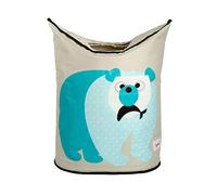 3 Sprouts Cesta Portabiancheria Bambini, Orso Polare