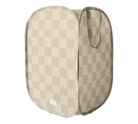 3 Sprouts Cesto Biancheria Bambini, Salvaspazio, Scacchiera Beige