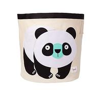 3 Sprouts Cesta Giochi Bambini - Grande Cesta Portagiochi Bambini in Tessuto Decorato - Cesto Biancheria e Cesto Giochi Bambini per Cameretta - Cesta Per Giochi Bambini con Manici Robusti - Panda