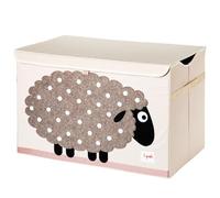 3 Sprouts - Contenitori Porta Giochi Bambini - Baule e Scatola per Giocattoli - Scatola Giochi per Bambini - Porta Giochi per Bambini Contenitore con Coperchio - Cesta Giochi - Pecora