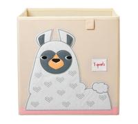3 Sprouts Cubo Portaoggetti 33x33 cm, Box Pieghevole, Lama | compatibile con scaffali; per giochi, libri e accessori; cameretta e sala giochi; facile da piegare quando non serve