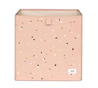 3 Sprouts Cubo Portaoggetti 33x33 cm, Box Pieghevole, Terrazzo Argilla | compatibile con scaffali; per giochi, libri e accessori; cameretta e sala giochi; facile da piegare quando non serve