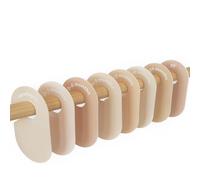 3 Sprouts - Divisori Guardaroba Neonato - Divisori per Armadio per Bambini e Bambini, Organizer per Vestiti per Bambini per Dimensione/età - Set da 8 - Solido Neutro