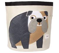 3 Sprouts Cesta Giochi Bambini - Grande Cesta Portagiochi Bambini in Tessuto Decorato - Cesto Biancheria e Cesto Giochi Bambini per Cameretta - Cesta Per Giochi Bambini con Manici Robusti - Bulldog