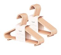 3 Sprouts - Grucce Bambini - Grucce sostenibili in plastica per bambini - Appendiabiti Colorati e Divertenti per Neonati e Bambini, Confezione da 30 - Rosa