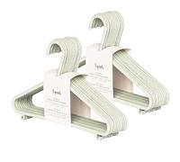 3 Sprouts - Grucce Bambini - Grucce sostenibili in plastica per bambini e bambini - Appendiabiti Colorati e Divertenti per Neonati e Bambini, Confezione da 30 - Verde