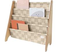 3 Sprouts Libreria Frontale Bambini, Tiene 35 Libri, Scacchiera Beige