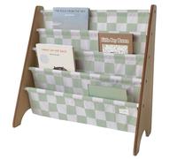 3 Sprouts Libreria Frontale Bambini, Tiene 35 Libri, Scacchiera Verde | libreria frontale a 4 livelli; per cameretta, asilo e angolo lettura; libri facili da vedere; adatta ai piccoli lettori