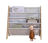 3 Sprouts - Porta Libri per Bambini - Libreria Montessoriana per Cameretta - Terrazzo Grigio Chiaro