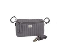 3 Sprouts Organizer Passeggino Trapuntato, Borsa Porta Accessori, Grigio