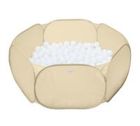 3 Sprouts - Piscina di Palline per Bambini - Piscina di Palline per Bambini di 3 Anni - Gioco da Interno (Palline Non Incluse) (Beige)
