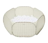 3 Sprouts - Piscina di Palline per Bambini - Piscina di Palline per Bambini di 3 Anni - Gioco da Interno (Palline Non Incluse) (Percalle Beige)