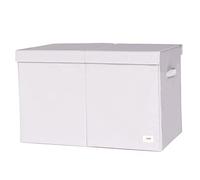 3 Sprouts - Scatola Giochi Per Bambini - Contenitore Portagiochi per Cameretta, Organizzazione e Ordine - Grigio