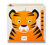 3 Sprouts - Scatole Porta Giochi - Contenitore Giochi Bambini - Scatola Giochi per Bambini - Contenitori per Giochi Bambini - Portagiochi Bambini Contenitori - Scatola Porta Giochi - Tigre