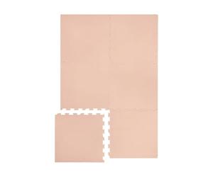 3 Sprouts Tappeto Gioco Puzzle Bambini, Schiuma EVA, Nocciola | superficie morbida; per gattonamento, gioco a terra e cameretta; tessere facili da montare; tessere removibili