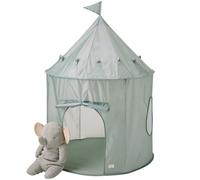 3 Sprouts Tenda Gioco Bambini, 3-10 Anni, Tessuto Riciclato, Verde | spazio per lettura e fantasia; per cameretta e sala giochi; struttura leggera da montare; ingresso aperto per giocare