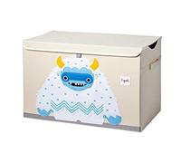 3 Sprouts - Contenitori Porta Giochi Bambini - Baule e Scatola per Giocattoli - Scatola Giochi per Bambini - Porta Giochi per Bambini Contenitore con Coperchio - Cesta Giochi - Yeti