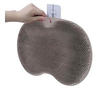 3 spugne massaggianti per piedi da doccia, in silicone, antiscivolo, con ventosa, per la pulizia dei piedi, per la rimozione della pelle morta