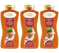 3 SPUMA DI SCIAMPAGNA BAGNODOCCIA CREMA VELLUTANTE OLIO MACADAMIA E QUINOA 650ML