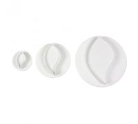 3 STAMPI AD ESPULSIONE PER CAKE DESIGN mod. FIAMMA