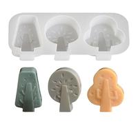 3 stampi in silicone per albero di Natale 3D, stampi per candele 3D, stampi in silicone fai da te, stampi per albero di Natale creativo 3D, stampi in silicone per candele profumate (set da 2)