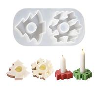 3 stampi in silicone per albero di Natale 3D, stampi per candele 3D, stampi in silicone fai da te, stampi per albero di Natale creativo 3D, stampi in silicone per candele profumate (set da 3)