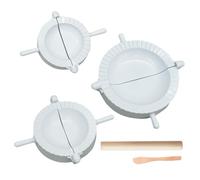 3 stampi per gnocchi, 1 mattarello, 1 coltello per ripieno in legno, stampi per gnocchi, stampi per cucina casalinga, stampi per pasta