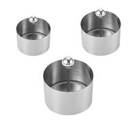 3 stampi per tiramisù, in acciaio inox ispessito, stampo per tiramisù, stampo per torta, per cucina e casa, strumento creativo per la cottura fai da te