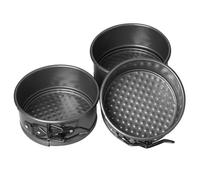 3 Stampi rotondi a cerniera in metallo antiaderente Ø10,8xh 4,8cm Wilton