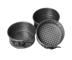 3 Stampi rotondi a cerniera in metallo antiaderente Ø10,8xh 4,8cm Wilton