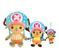 3 stili caldi Genuine One Piece Chopper Peluche Bambole Giocattoli Re dei Pirati Peluche Ciondolo carino Kawaii Anime Figura Peluche Giocattoli Bambole Collezione per Regali per Bambini 14-30cm/5.51-1