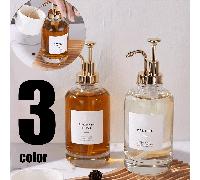 3 Stili di Dispenser per Sciroppo in Vetro con Pompa - Bottiglia per Sciroppo di Caffè per Bar del Caffè, Caramello, Vaniglia, Aromatizzante per Caffè, Preparazione di Bevande, Bar per la Colazione, C