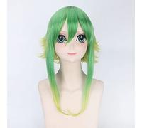 3 Stili Parrucche Vocaloid Gumi Parrucca Costume Cosplay Donne Giallo-Verde Sfumato Media Lunghezza Capelli Sintetici Vocaloid Gumi Perucas Dm274