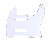 3 Strati Per Pickup Single Coil TL Con Battipenna Per Chitarra Elettrica Con Foro Per Vite(White A)