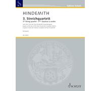3. Streichquartett: herausgegeben nach dem Text der Paul-Hindemith-Gesamtausgabe von Giselher Schubert. op. 16. Streichquartett. Partitur und Stimmen.