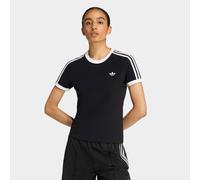 Adidas Originals 3 Stripes Slim Short Sleeve T-shirt Nero M Donna