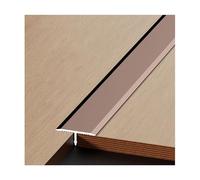 3 strisce di transizione per pavimenti in alluminio con stampaggio a T, per porte in laminato e piastrelle, divisore di soglia di riempimento senza soluzione di continuità per giunti di pavimenti