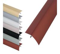 3 Strisce Transizione in Alluminio, Profilo di Soglia Autoadesive Larghe 5 cm for Coprire le Differenze di Altezza dei Telai delle Porte(Rouge,51.2x2inch/130x5cm)