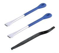 3 strumenti a leva per pneumatici di moto, struttura robusta in acciaio temprato con lunghezza della leva ottimizzata e contatto curvo per un'efficienza (blu)