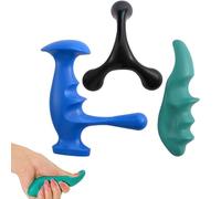 3 strumenti per massaggi in tessuto profondo, massaggiatore a punto trigger terapisti, punti trigger per pollice, strumento massaggiante, protezione per pollice, aiuto efficace per schiena, collo,